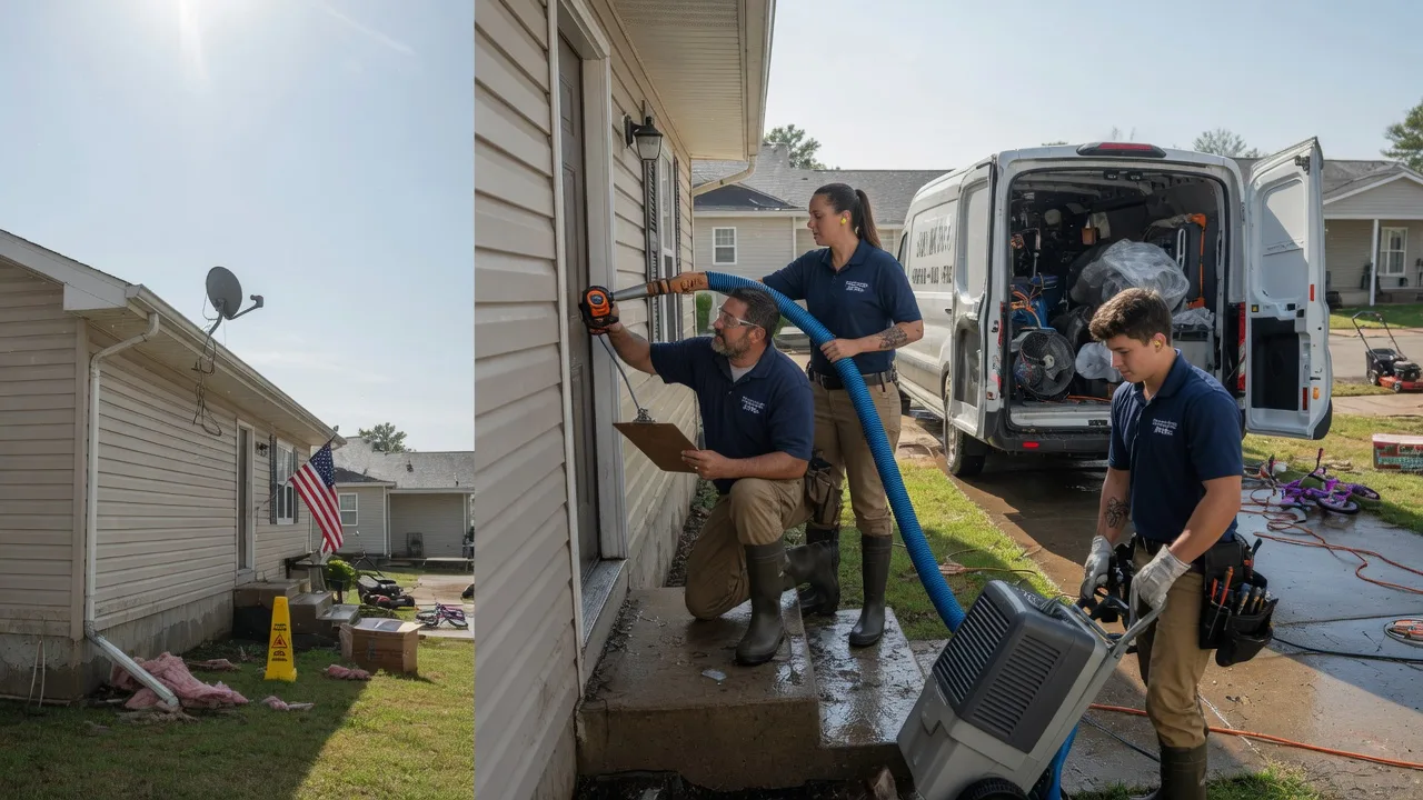 Ceiling Water Damage Restoration in Nichols, IA near me